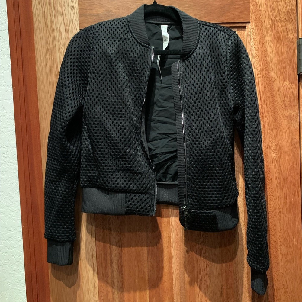 ALO black mesh jacket
